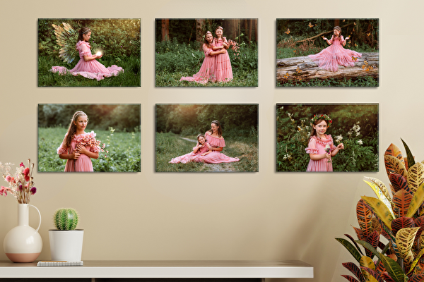 Fotoobrazy sada 6 kusů 30x20 cm z vlastní fotografie