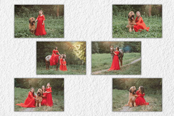 Tisk na překližku sada 6 kusů 15x10 cm z vlastních fotografií