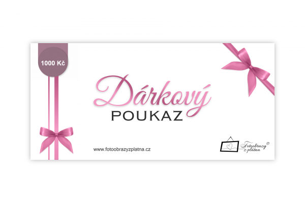 Dárkový poukaz 1000 Kč
